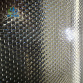 Custom TPU coated glitter carbon fiber leather fabric