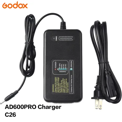 Godox AD600Pro Charger: WB26 Dedicated Battery Charger for Outdoor Flash