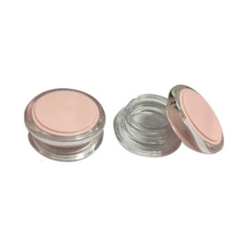 White Frosted Packaging Shell with Screen - Empty Loose Powder Bottle Wholesale