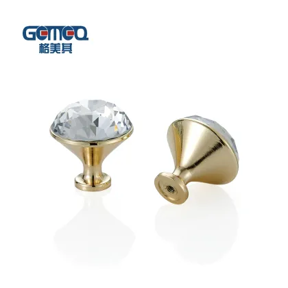 Contemporary Kitchen Cabinet Door Handles: Silver, Gold, Crystal