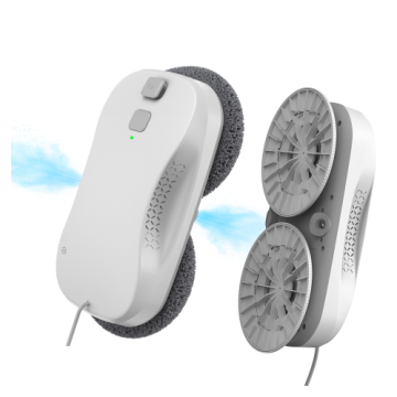 Wireless Outdoor Window Cleaning Robot with Water Tank Spray and Ultrasonic Technology