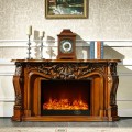 Fireplace Gelbox With Wood Mantel