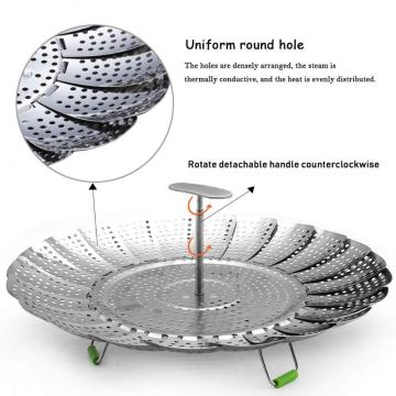 Stainless Steel Vegetable Steamer Basket Insert for Pots