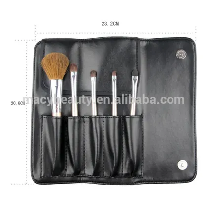Professional beauty needs makeup brush set with PU bag brush makeup