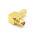 Right Angle MMCX Male Plug RF Coaxial Connector