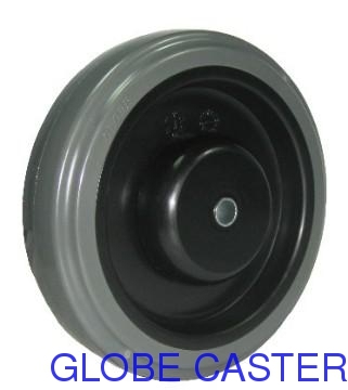 Gray PU Caster Wheel/ Single Wheel, Various Sizes Available