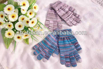 FTFASHION Multi-color acrylic screen touch glove
