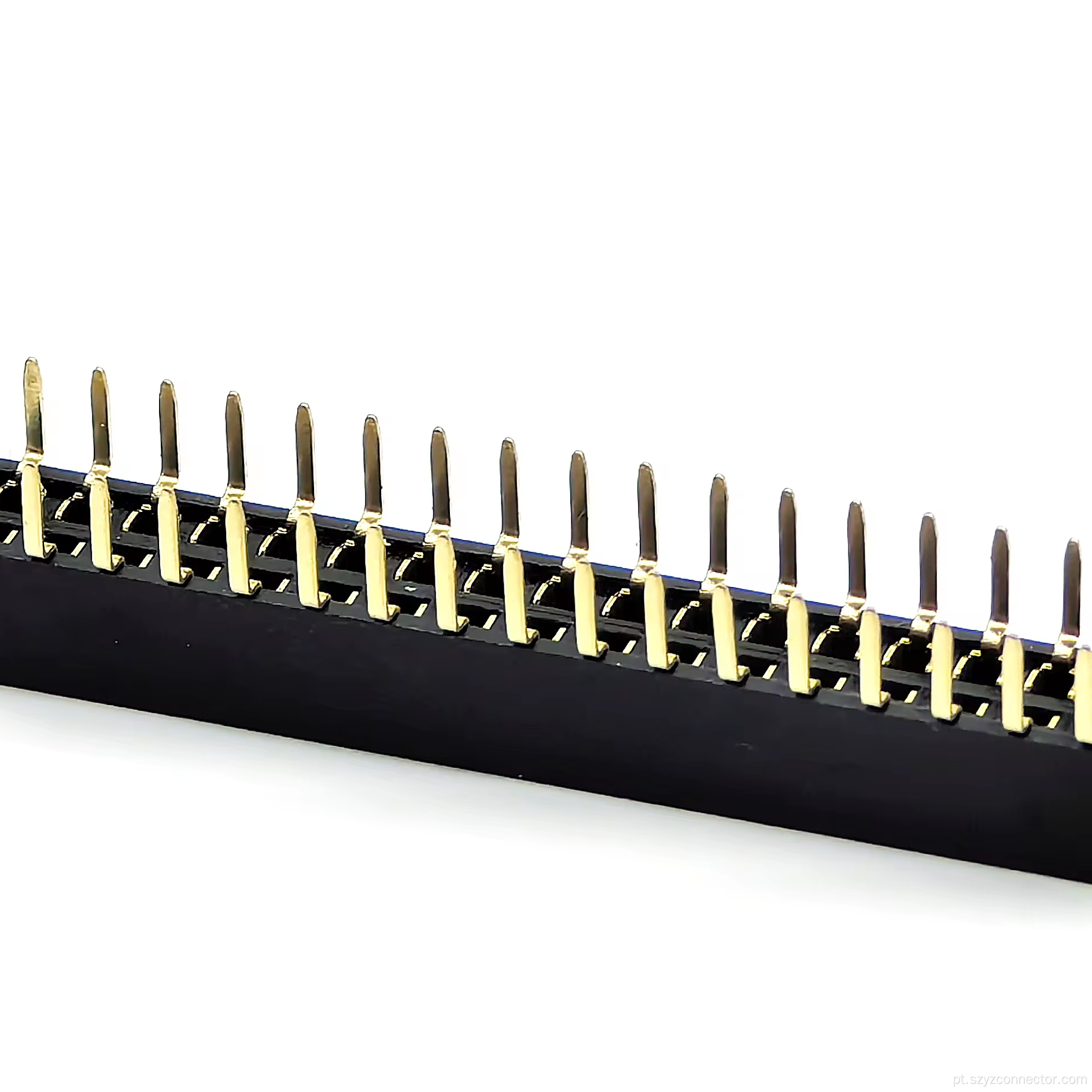 Conector de cabeçote fêmea de 2,0 mm fileira dupla 34P