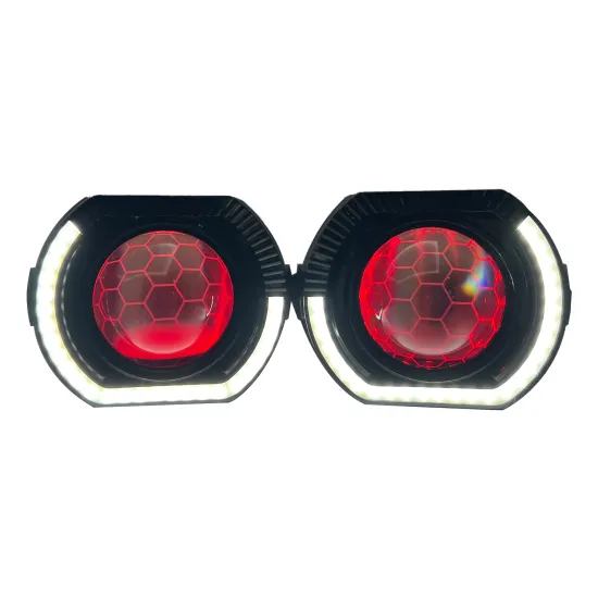 Bluetooth RGB Adjustable Mask LED Projector for Land Cruiser H4 Headlight Retrofit Kits