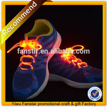 Supply all kinds of led glowing shoelaces,led shoelace with logo