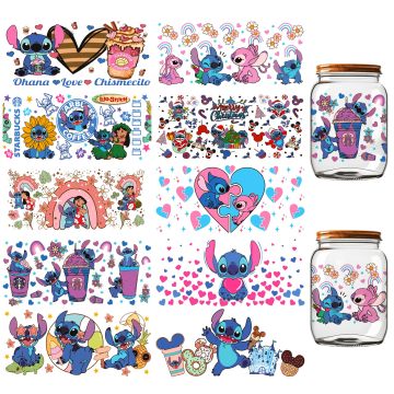 Wholesale UV DTF Cup Wraps for 16oz Glass & 24oz Cold Cups - Halloween, Christmas, Valentine's Themes