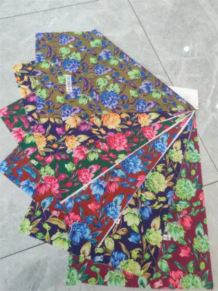 Textiles Imitation Linen Cloth Polyester Print Fabrics