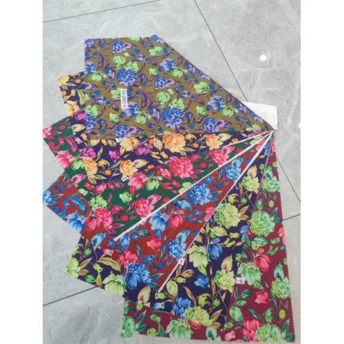 Textiles Imitation Linen Cloth Polyester Print Fabrics
