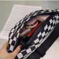 Fashion Checkered Belt Bag Leisure Crossbody Fanny Pack