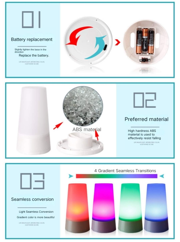 7-Color LED Eco-Friendly Night Light