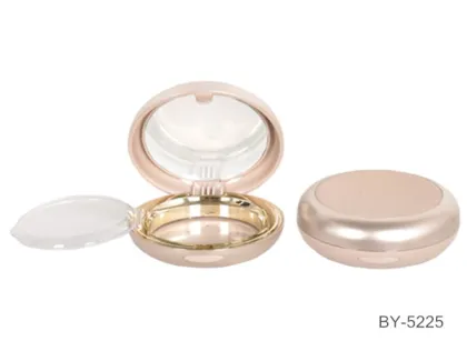 Noble Gold Compact Powder Case With Mirror