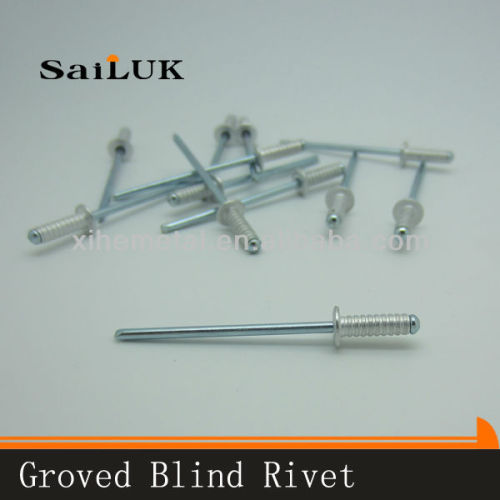 Grooved type blind rivet