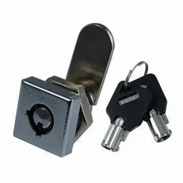Square Head Tubular Key Furniture Cam Lock, Customized Locks Welcomed, Sized 12.5 x 10.5mm