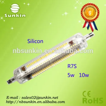 factory price China made r7s led silicon 5w 108pcs 3014SMD with CE RoHS certificate