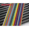 Tubo de fibra de carbono multicolor y de varios tamaños