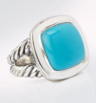 David Yurman Jewelry 14mm Turquoise Albion Ring