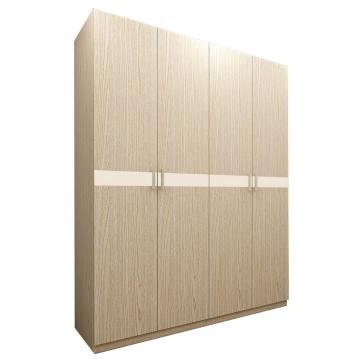 Modern Light Wenge 4 Door Amoires & Wardrobes