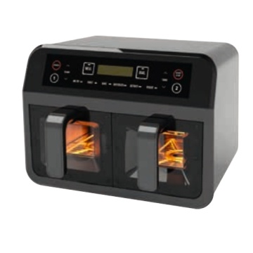 Best Price Touch Screen Automatic Indoor Grill with 2 Cooking Zones Air Fryer