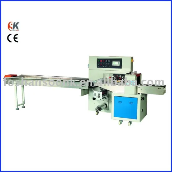 SK-WX250 down-paper pillow/ horizontal/wrapping packing machinery