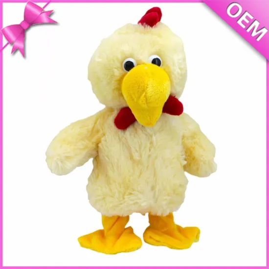 Standing stuffed chickens plush toy chick soft toy