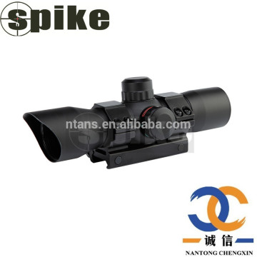 1x34mm ITA Combat Red/Green Dot Sight, 1/2 MOA, 30mm Tube, Quick-Detach Low Weaver/Picatinny Mount