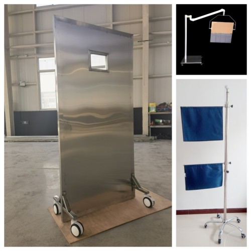 leaded mobile radiation protection screen