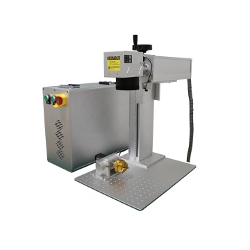 100W Deep Engraving Fiber Laser Marking Machine - Metal Laser Marker with Hot Sale Metal Button Design