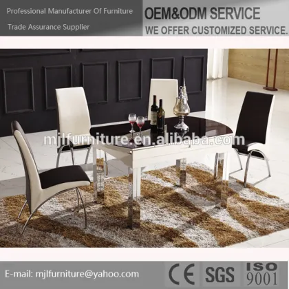 glass dining table and chairs