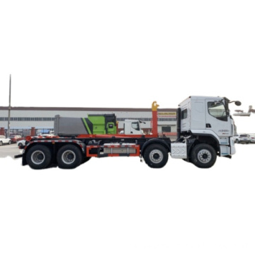 8X4 Liuqi Chenglong Hook Lift Garbage Truck - Roll On Roll Off
