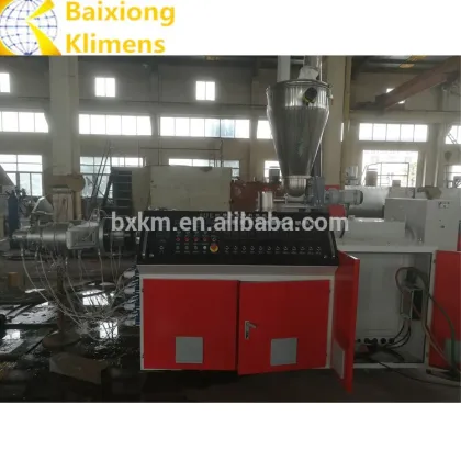 pvc pipe extrusion line with ten stations belling machine