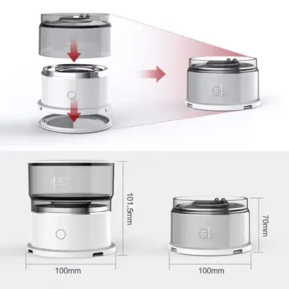 Portable Travel Coffee Maker: Mini Espresso Machine & Grinder