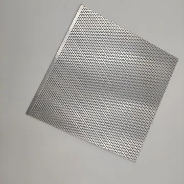 60 Degree Staggered Punched Hole Stainless Steel Mesh Sheet