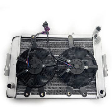 Новый радиатор с поклонниками для Linhai Hytrack 260CC/300CC LH260/LH300 ATV Quad Parts