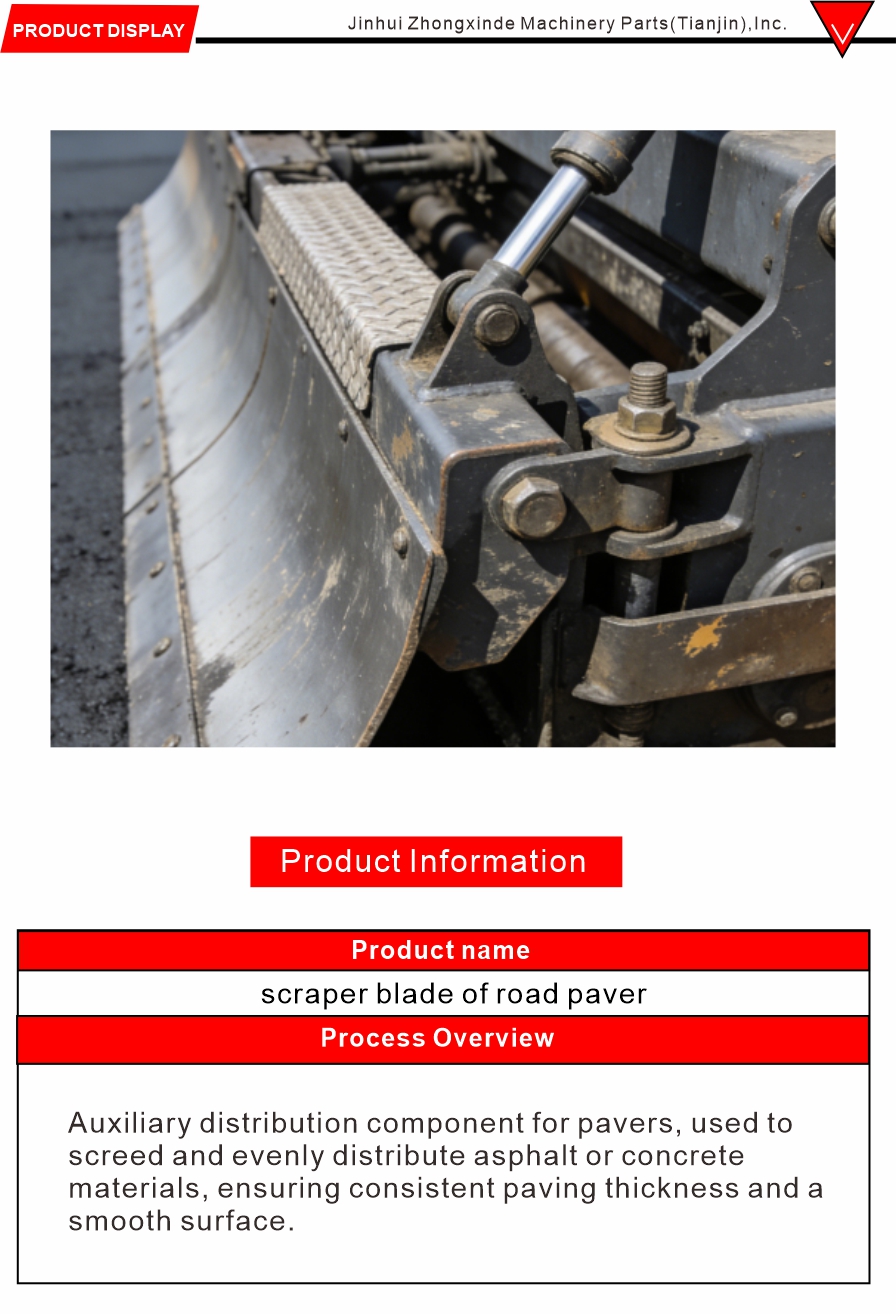 Paver Scraper Road Paver Part