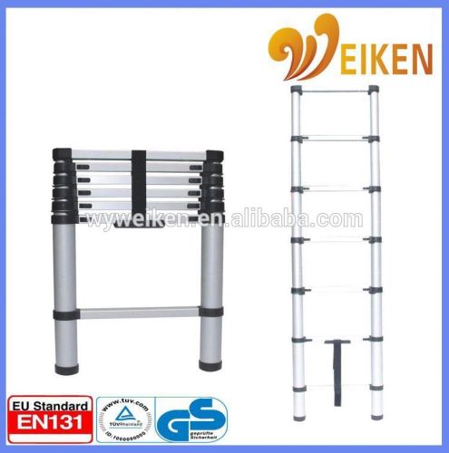 WK-TL07 2.0M single 7 steps straight aluminium ladders EN131 approved