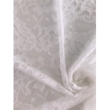 White Scallopped Edge Lace