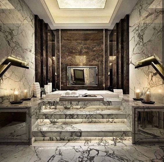 Luxury Interior Wall Cladding Italian Arabescato Corchia Marble Tiles ...