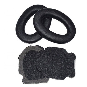 Almohadillas para esponjas de cuero de proteína de venta caliente para auriculares de aviación: piezas de repuesto para x A10, auriculares A20