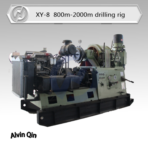 XY-8 big diameter drilling rig, drill deep holoe to 2500 meters