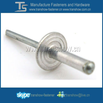 All Aluminium Dome Head Large Flange Blind Rivet