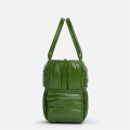 Emerald Green Fashion Design Pleated Leather Tote Bag