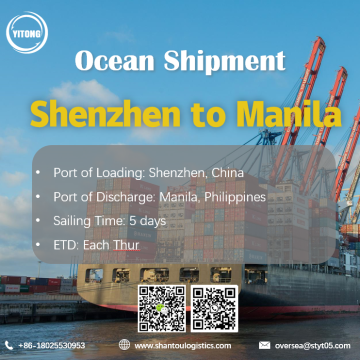 Sea Freight from Shenzhen to Manila Philippines