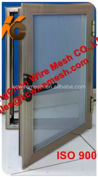 Factory!!!!! Factory!!!!!! KangChenbulletproof security 14 mesh 0.5mm Cyclone Crimped screens mesh Sliding stacker double doors