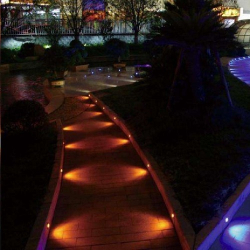 Kleur veranderende kleurrijke DMX LED RGB ondergrondse licht