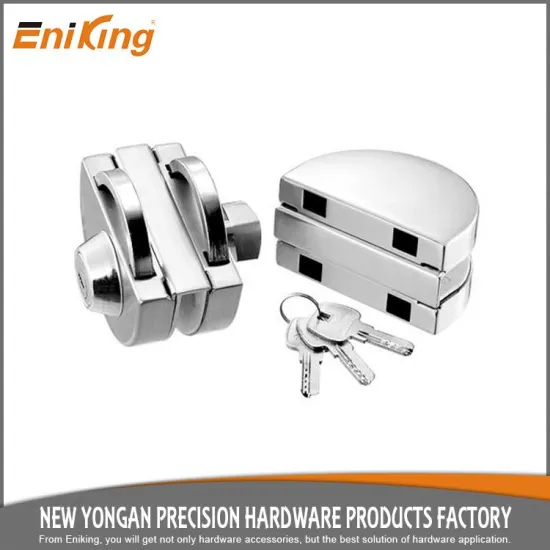New design Satin Finish stainless steel glass door lock